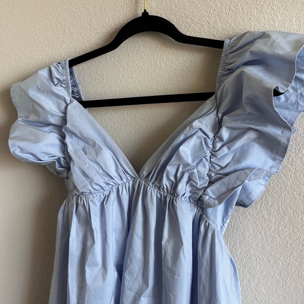 Light Blue Day + Moon Dress - Medium - Picture 3 of 6